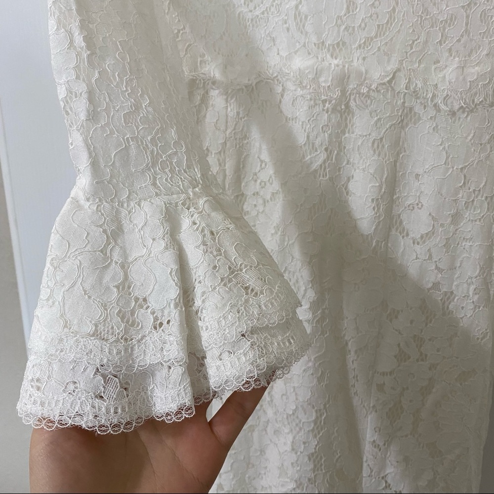 Wedding dress wedding gown lace detail long train - Picture 12 of 17
